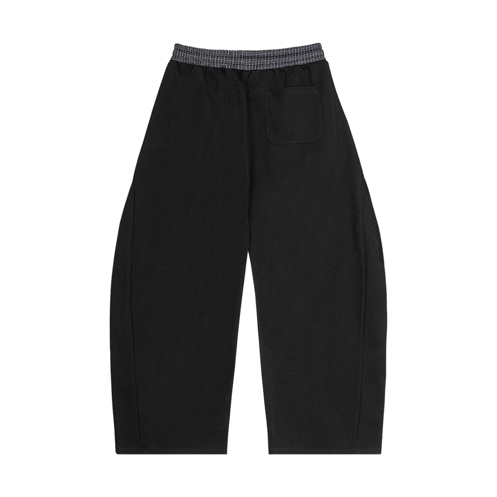 BLUEPRINT CONTRAST PLAID HEAVYWEIGHT JOGGERS