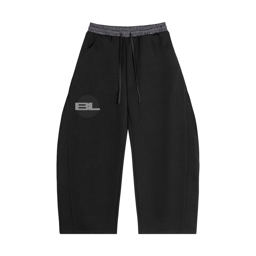 BLUEPRINT CONTRAST PLAID HEAVYWEIGHT JOGGERS