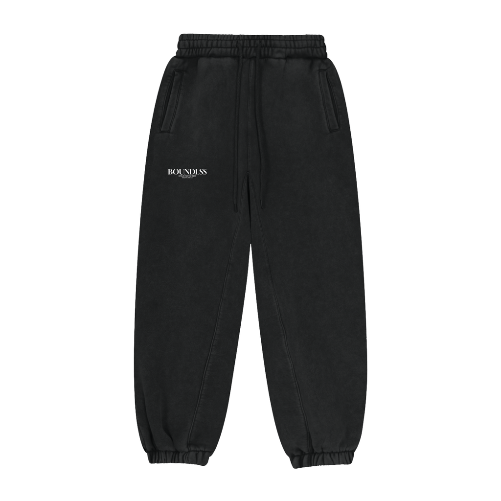 CLASSIC BYL HEAVYWEIGHT CUFFED JOGGERS BLACK
